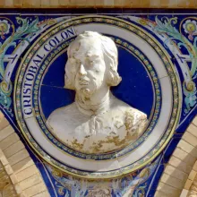Medallón de Cristóbal Colón
