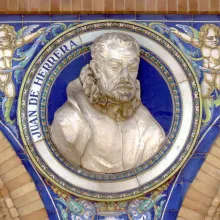 Medallón de Juan de Herrera