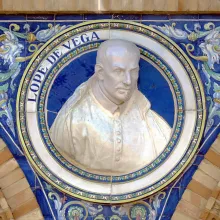 Medallón de Lope de Vega